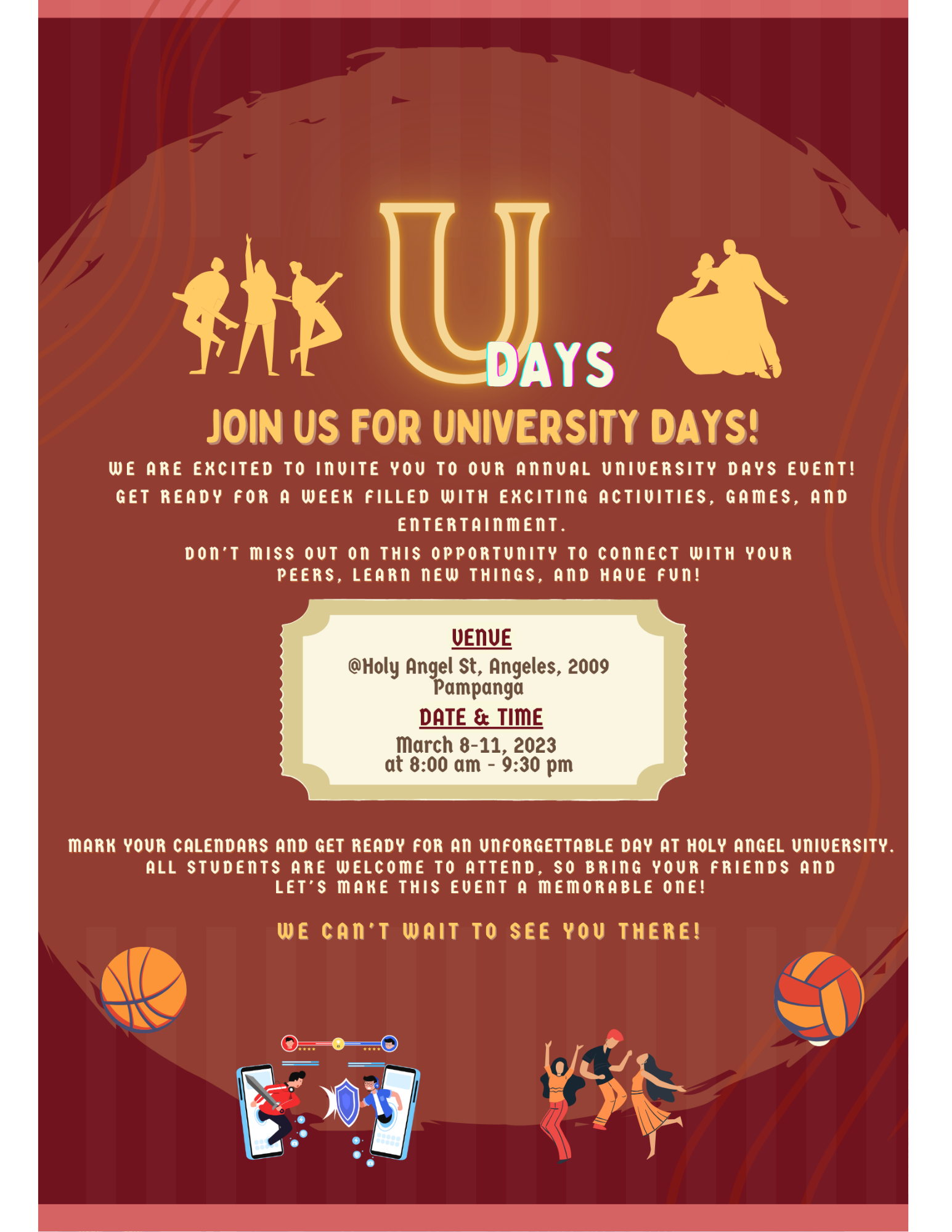 University Days Invitation